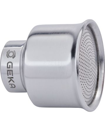Kropítko hliníkové GEKA pr. 50 mm, otvory 0,7 mm, připojení bajonet.