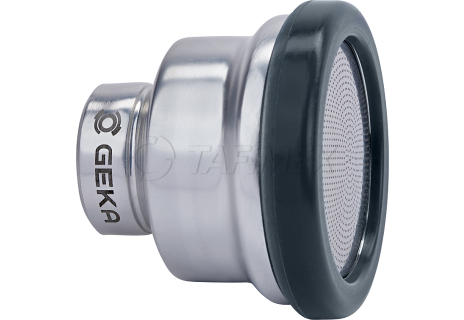 Kropítko hliníkové GEKA pr. 50 mm, otvory 0,7 mm, připojení bajonet 