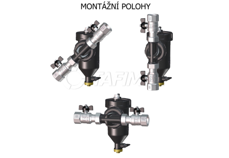 Odstředivý odkalovač s magnetickou vložkou I-MAG XL 1"