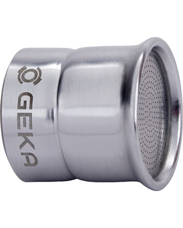 Kropítko hliníkové GEKA pr. 30 mm, otvory 0,4 mm, připojení bajonet 