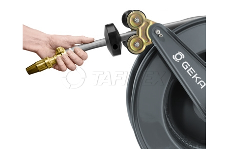 Automatický ocelový naviják hadic GEKA plus PA30 pro 30 m 3/4" hadice