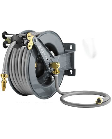 Automatický ocelový naviják hadic GEKA plus s 30 m 3/4" hadice PVC