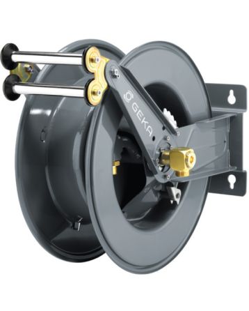 Automatický ocelový naviják hadic GEKA plus PA30 pro 30 m 3/4" hadice