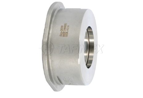 Zpětná klapka mezipřírubová, nerezová PN 40