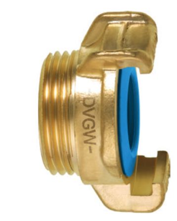 Rychlospojka GEKA PLUS pro pitnou vodu s vnějším závitem