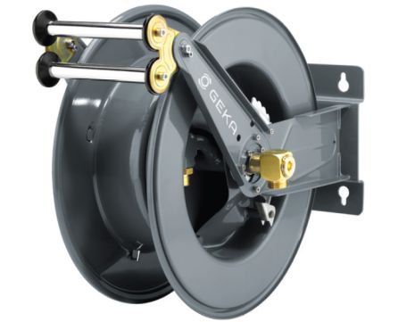 Automatický ocelový naviják hadic GEKA plus PA30 pro 30 m 3/4" hadice