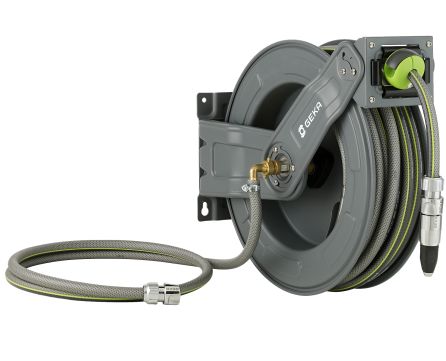 Automatický ocelový naviják hadic GEKA plus PASST s 20 m 1/2" hadice