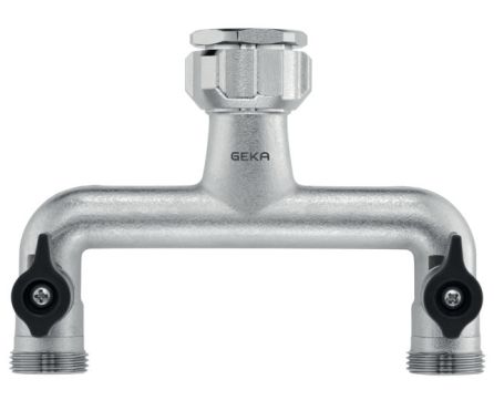 GEKA IDEAL dvoucestný rozdělovač s vnějšími závity 3/4"
