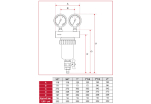 Samočistící filtr s manometry 300 µm